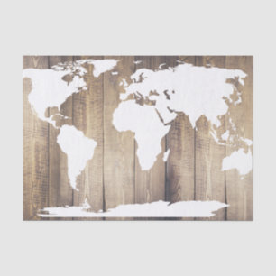 Papel De Seda Explorador do mundo do mapa do mundo & pranchas de