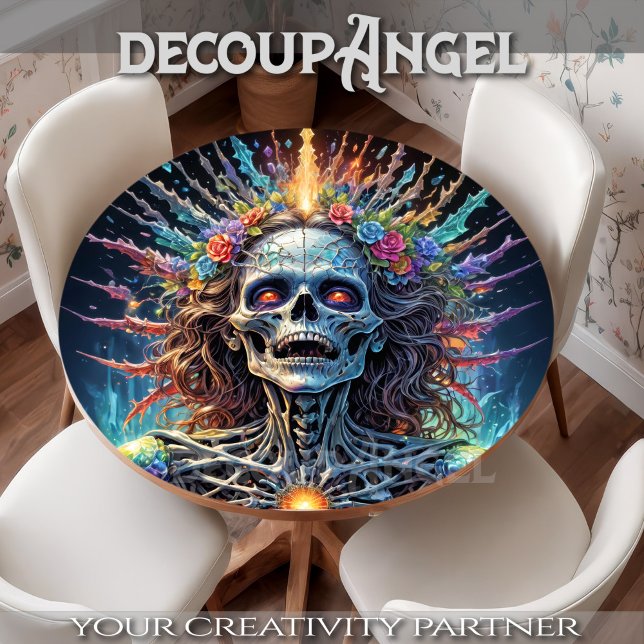 Papel De Seda Explosão de Caveira do grafite - Desacoplamento - (Criador carregado)