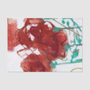 Papel De Seda Expressão de Flor I