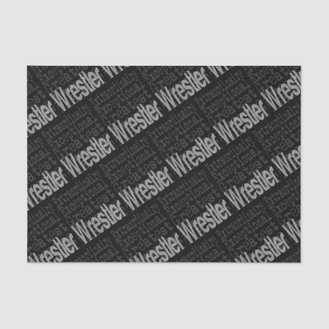 Papel De Seda Extraordinário do Wrestler (Frente )