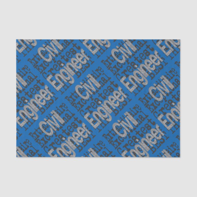 Papel De Seda Extraordinário Engenheiro Civil (Frente )