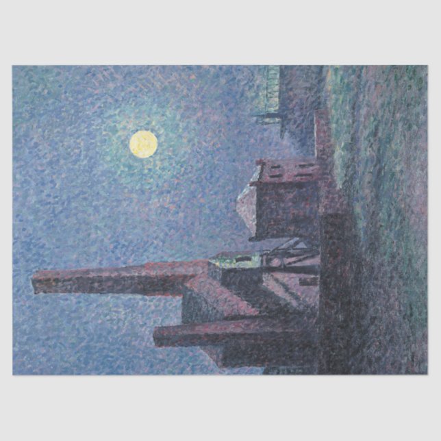 Papel De Seda Fábrica à Lua (Paisagem Urbana) (Luce) (Frente )