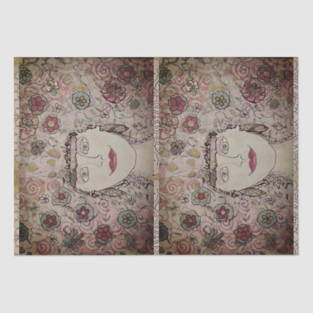 Papel De Seda Fabuloso Headdress (Frente )