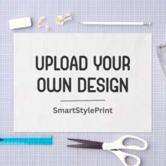 Papel De Seda Faça o Upload do Seu Próprio Design | Personalizad