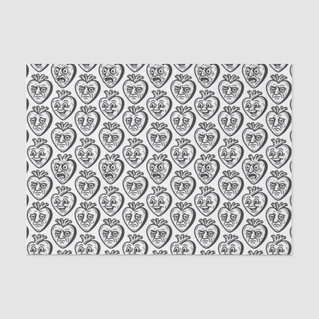 Papel De Seda Faces de Copas (Frente )