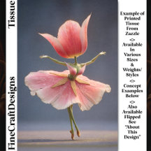 Fada Bailarina Flor de Tulipa Rosa DJ7R Decoupage