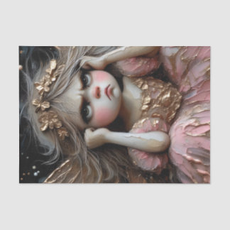 Papel De Seda Fada Com Decopagem De Atitude