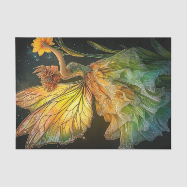 Papel De Seda Fada de Flor (Frente )