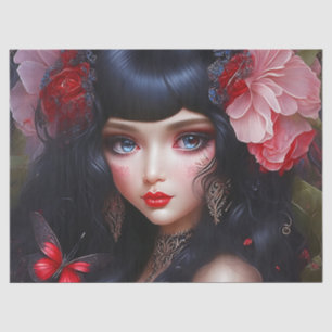 Papel De Seda Fada de Flor Fácil Fantasia - Disputação Princesa