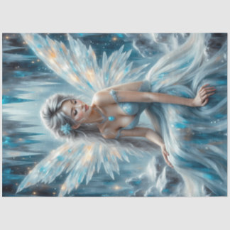 Papel De Seda Fada de Gelo de Inverno | Arte Encantadora de Fant