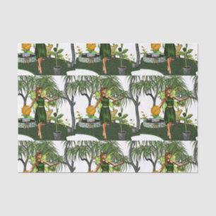 Papel De Seda Fada do jardim
