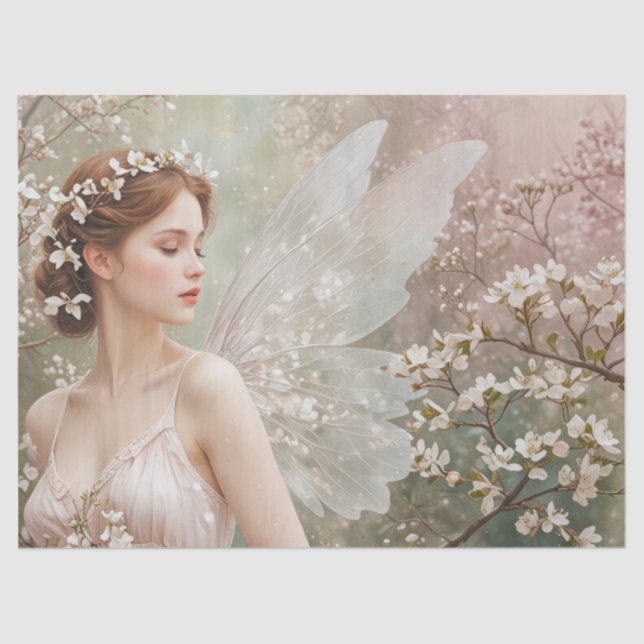 Papel De Seda Fada na primavera (Frente )