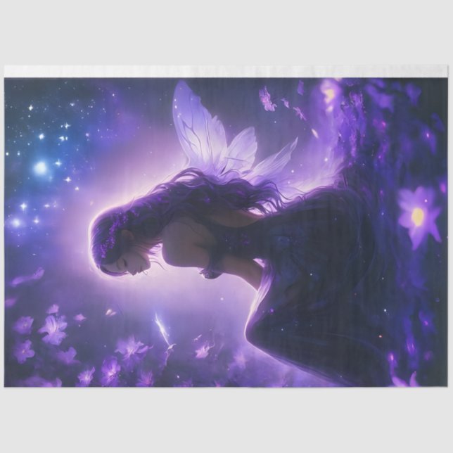 Papel De Seda Fada Noturna (Frente )