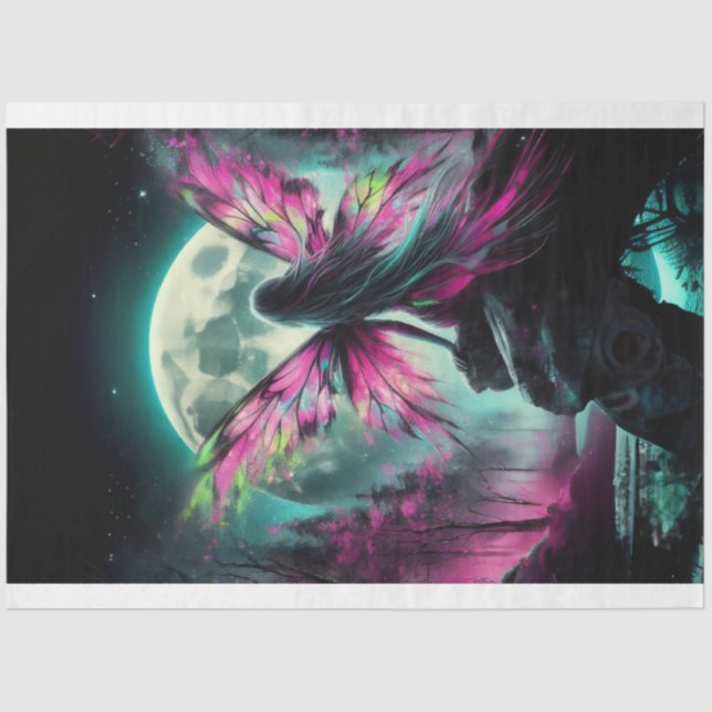 Papel De Seda Fada Noturna 2 (Frente )