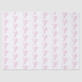 Papel De Seda Fada Rosa