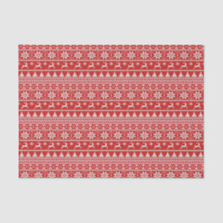 Papel De Seda Fair Isle Christmas