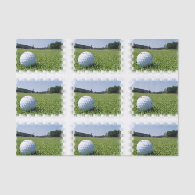 Papel De Seda Fairway do golfe (Frente )