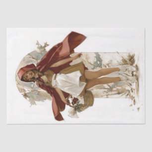 Papel De Seda Fairytale de Cabelo Vermelho