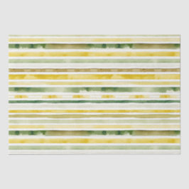 Papel De Seda Faixa Amarela e Verde Sunshine