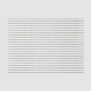 Papel De Seda Faixa de Textura Verde de Sage 