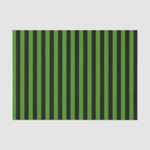 Papel De Seda Faixa Preta e Verde