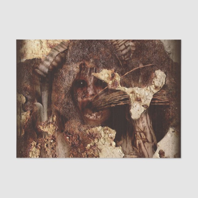 Papel De Seda Falln prendeu dentro (Frente )