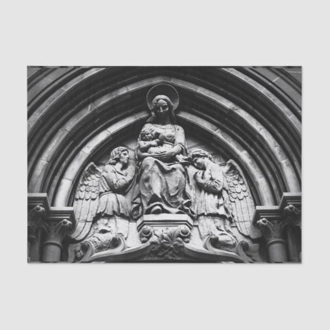 Papel De Seda Falln que espera na elevação (Frente )