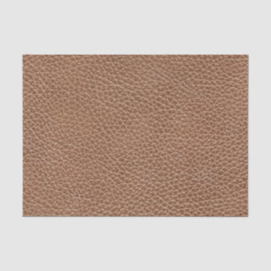 Papel De Seda Falso Brown natural de couro