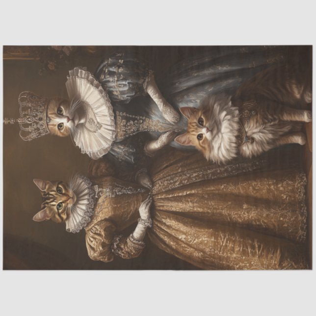 Papel De Seda Família de Retratos Artísticos Quimológicos de Des (Frente )