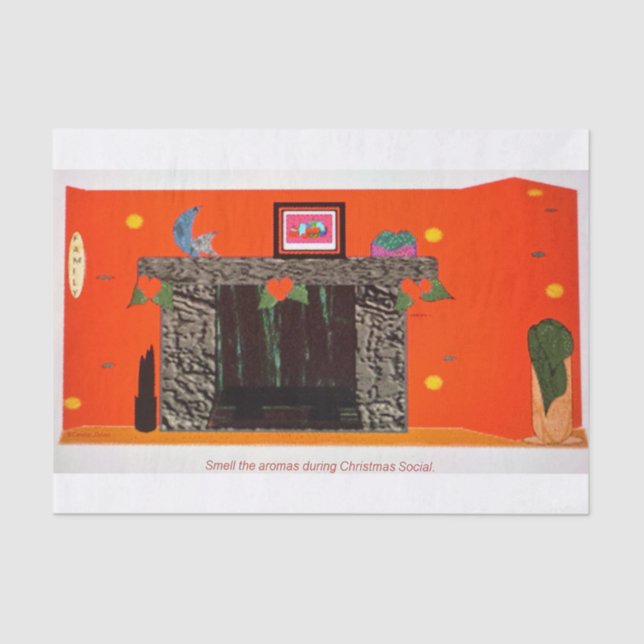 Papel De Seda Família Social (Frente )