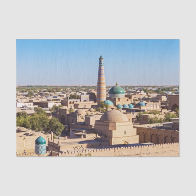 Papel De Seda Famoso Khiva - Uzbequistão (Frente )