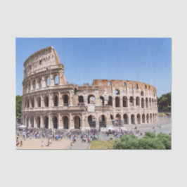 Papel De Seda Famous Colosseum em Roma, Itália