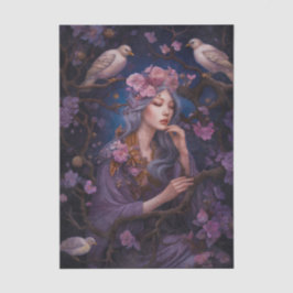 Papel De Seda Fantasia de Conto de Fadas da Donzela Floral Encan