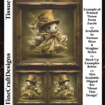 Fantasma Caprichoso Fofo Moldura Vintage DU3R Deco