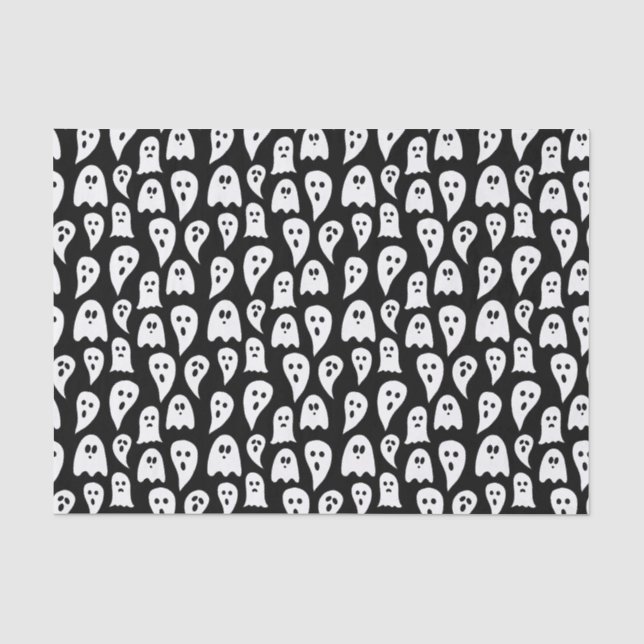 Papel De Seda Fantasma de Halloween (Frente )