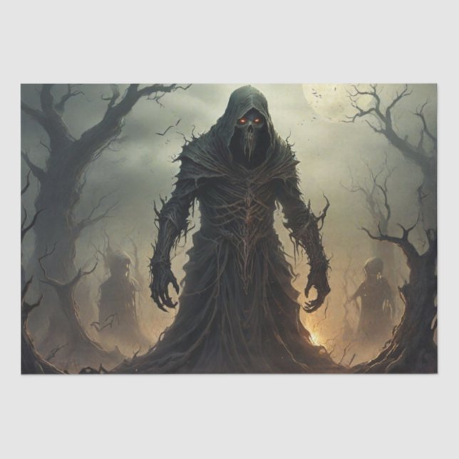 Papel De Seda Fantasma de Halloween (Frente )