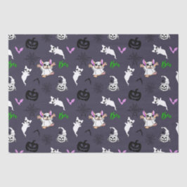 Papel De Seda Fantasma-fantasma francês Banguela-do-mato-abóbora