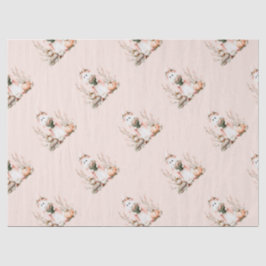 Papel De Seda Fantasma Rosa Bonito com Rosas Crianças no Dia das