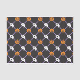 Papel De Seda Fantasmas e Pumpkins! Spooky Halloween