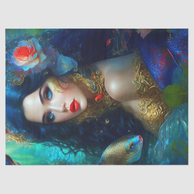 Papel De Seda Fantástica - Linda Sereia 1 - Desligamento (Frente )