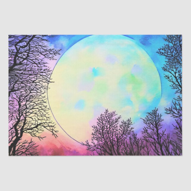 Papel De Seda Fantasy Moon Decoupage (Frente )