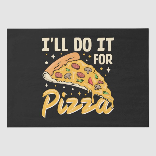 Papel De Seda Farei por Pizza (Frente )