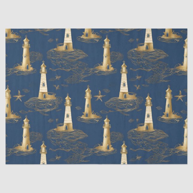 Papel De Seda Farol Caprichoso  (Frente )
