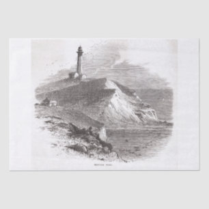 Papel De Seda Farol Montauk Point Hamptons Long Island NY