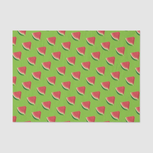 Papel De Seda Fatia de melancia (Frente )