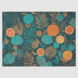 Papel de Seda Fatias de Laranja Cores Populares