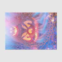 Papel De Seda Fatura Moderna da Abóbora-de-Abóbora-Lanterna