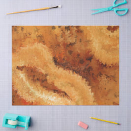 Papel De Seda Faux Burled Walnut Pattern