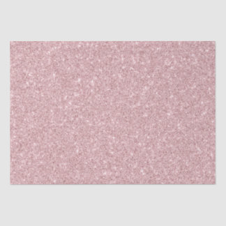Papel De Seda Faux Dusty Rosa Glitter
