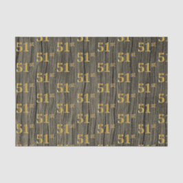 Papel De Seda Faux Wood, Faux Dourado 51ruas (51.º) Event